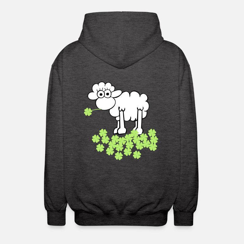 st. Patricks schaf - Unisex Kapuzenjacke - Anthrazit