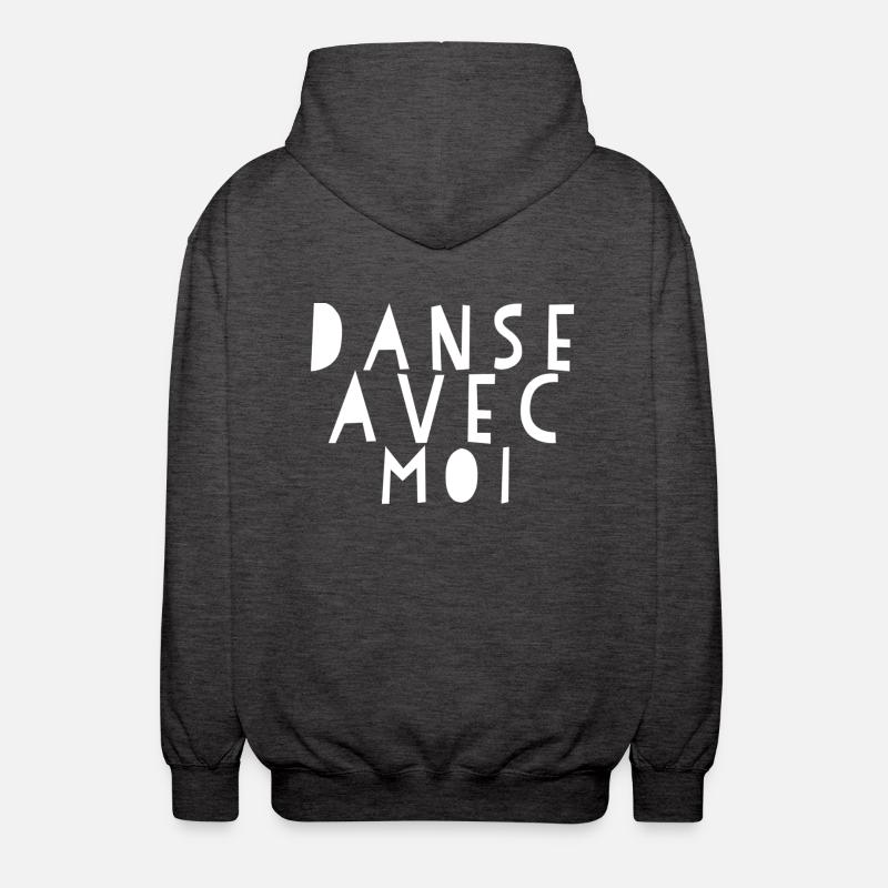 Danse Avec Moi - Dance Shirts - Unisex Kapuzenjacke - Anthrazit