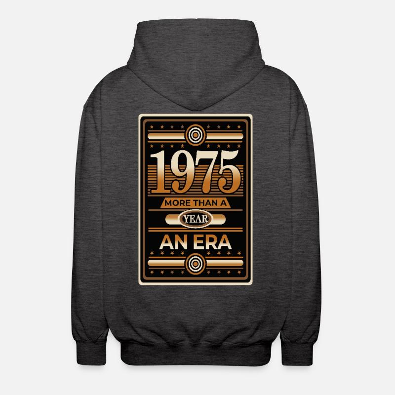 1975 Plus d’un an - Veste à capuche unisexe - charbon