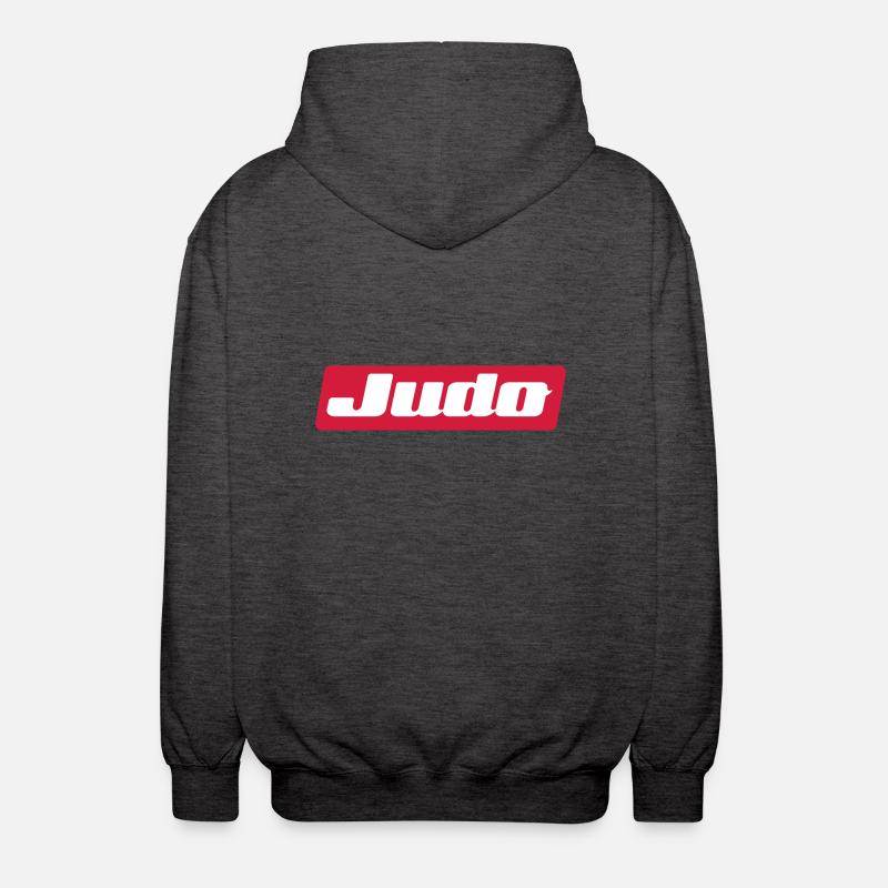 judo - Unisex Hooded Jacket - charcoal grey