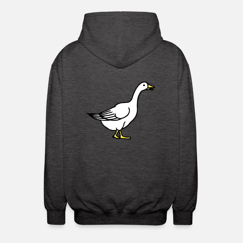 goose - Veste à capuche unisexe - charbon
