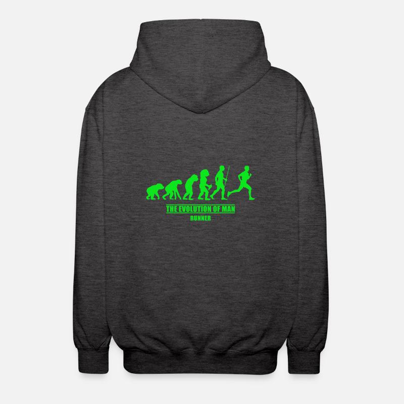 Runner Evolution Runner - Veste à capuche unisexe - charbon