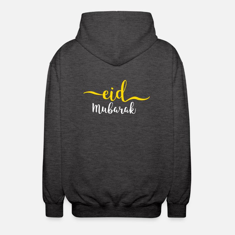Eid Mubarak - Unisex Kapuzenjacke - Anthrazit