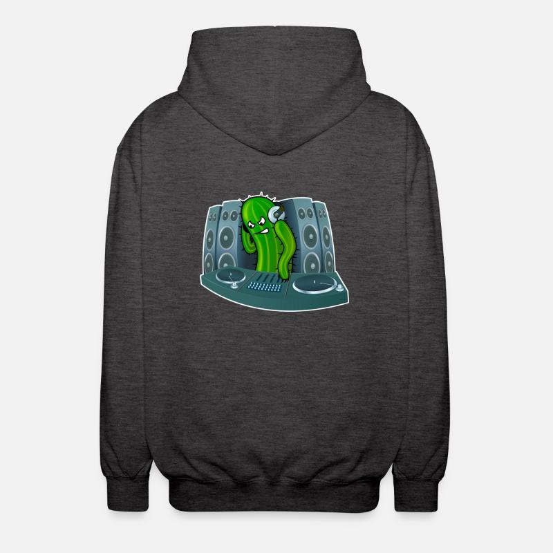 Cactus DJ - Veste à capuche unisexe - charbon
