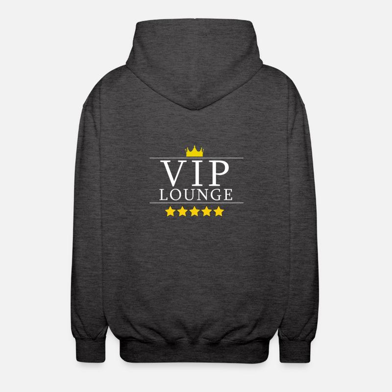 VIP Lounge Design Geschenk - Unisex Kapuzenjacke - Anthrazit