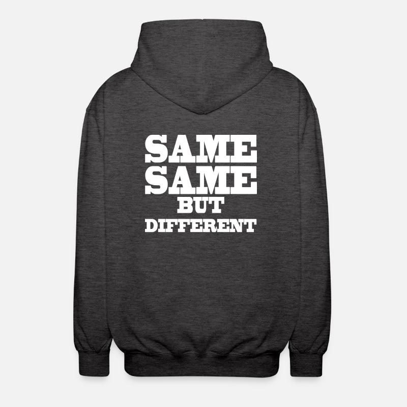 Same Same but Different - Veste à capuche unisexe - charbon