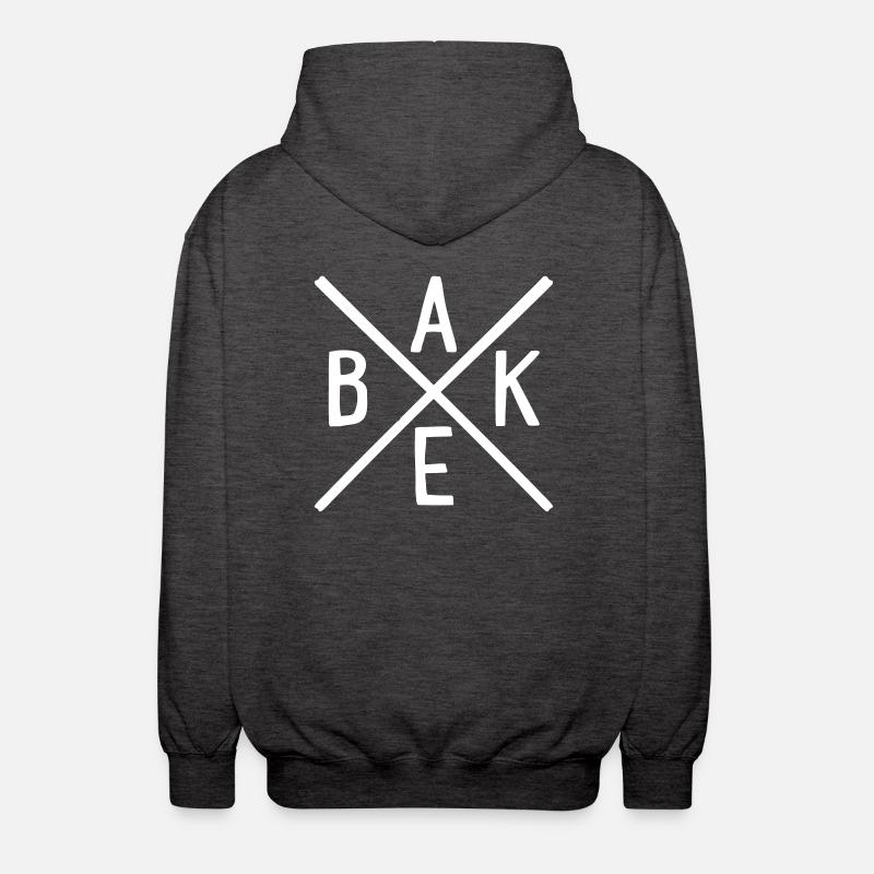 bake - Veste à capuche unisexe - charbon