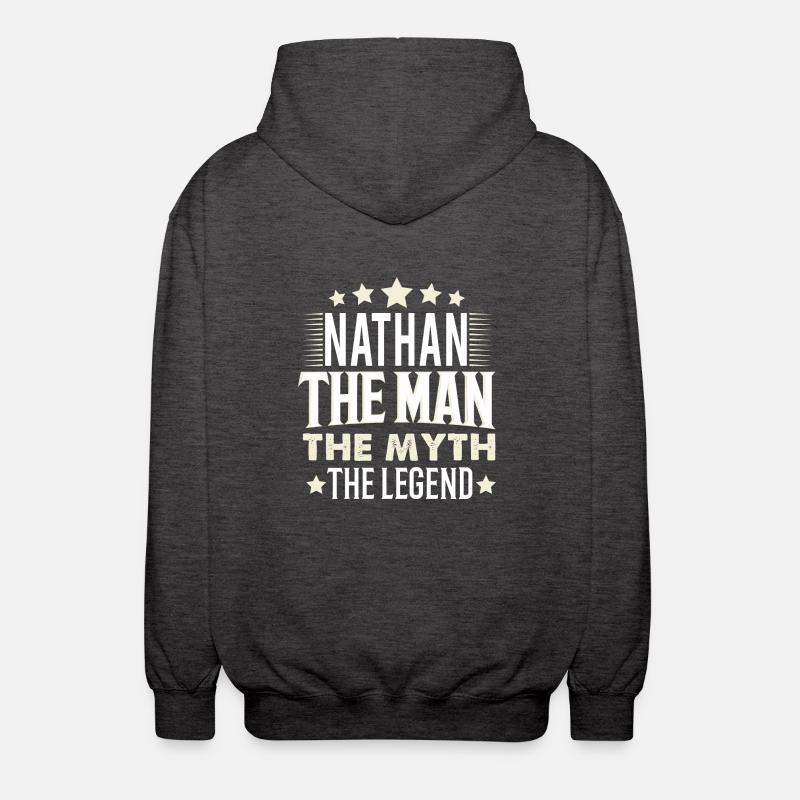 Nathan - Unisex Kapuzenjacke - Anthrazit