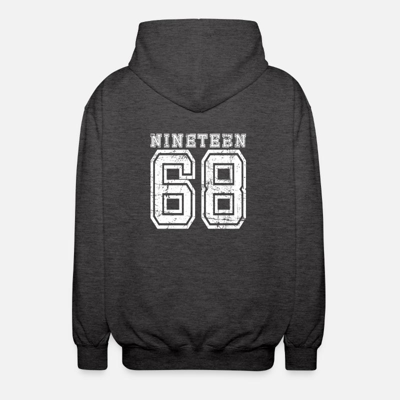 1968 NINETEEN - Veste à capuche unisexe - charbon