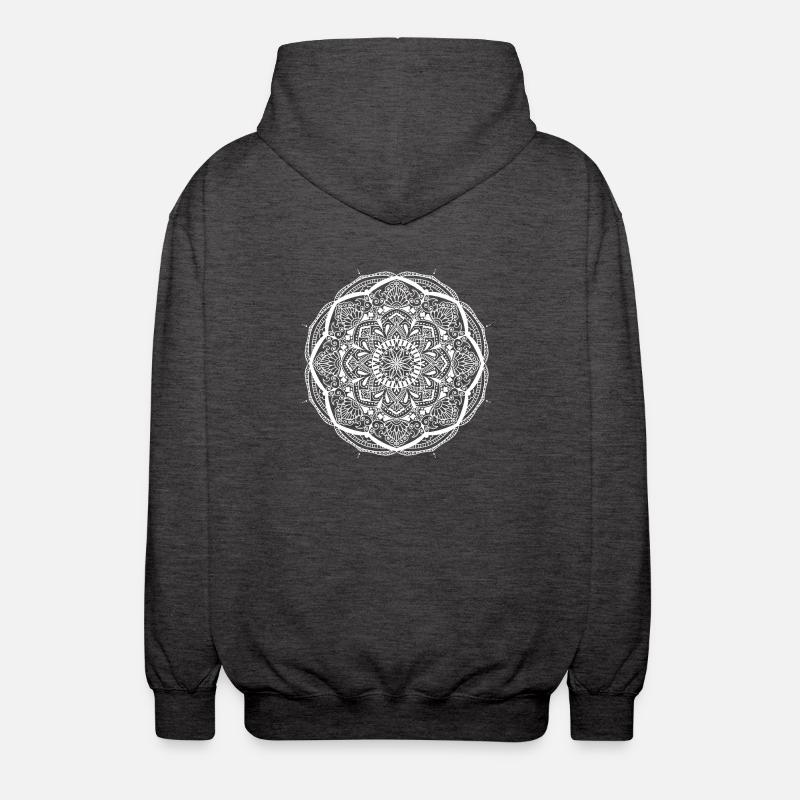 Mandala - Unisex Kapuzenjacke - Anthrazit