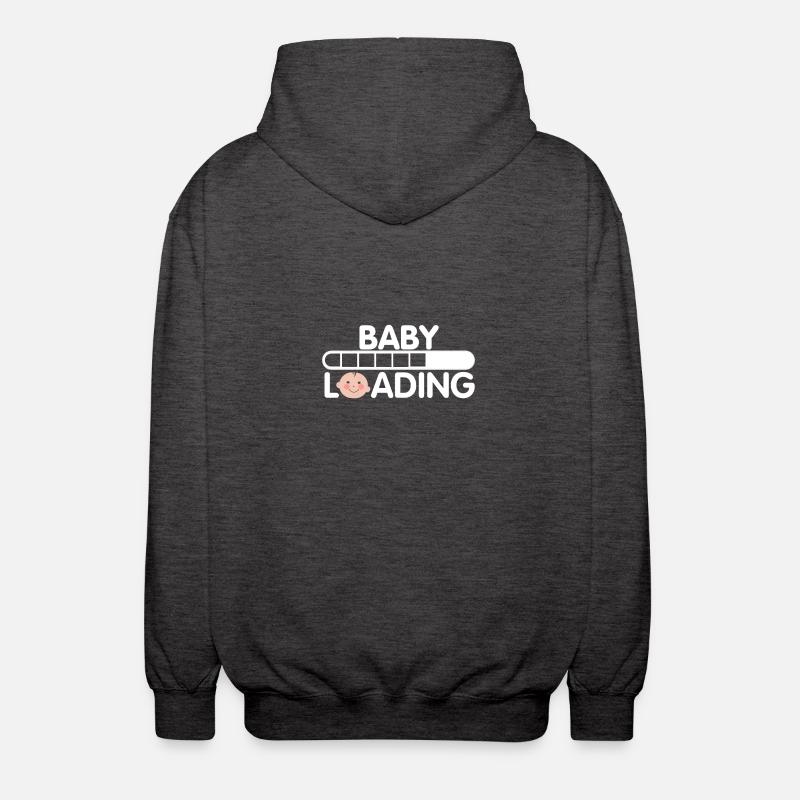 Baby wird geladen - Unisex Kapuzenjacke - Anthrazit