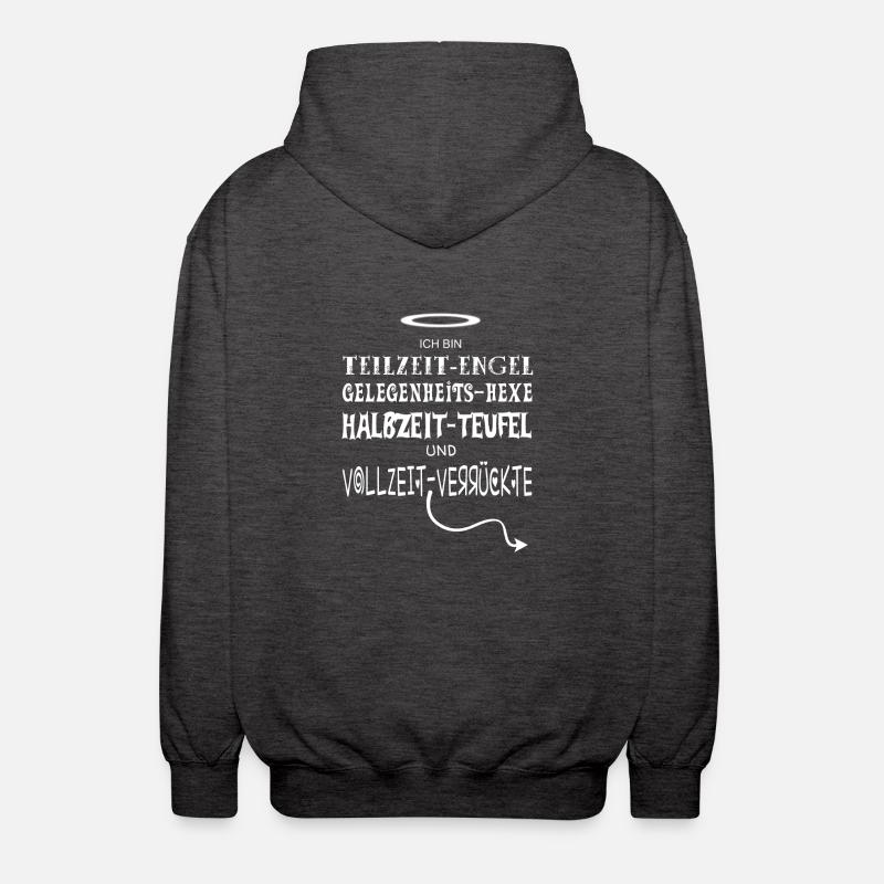 Engel-Hexe-Teufel - Unisex Kapuzenjacke - Anthrazit