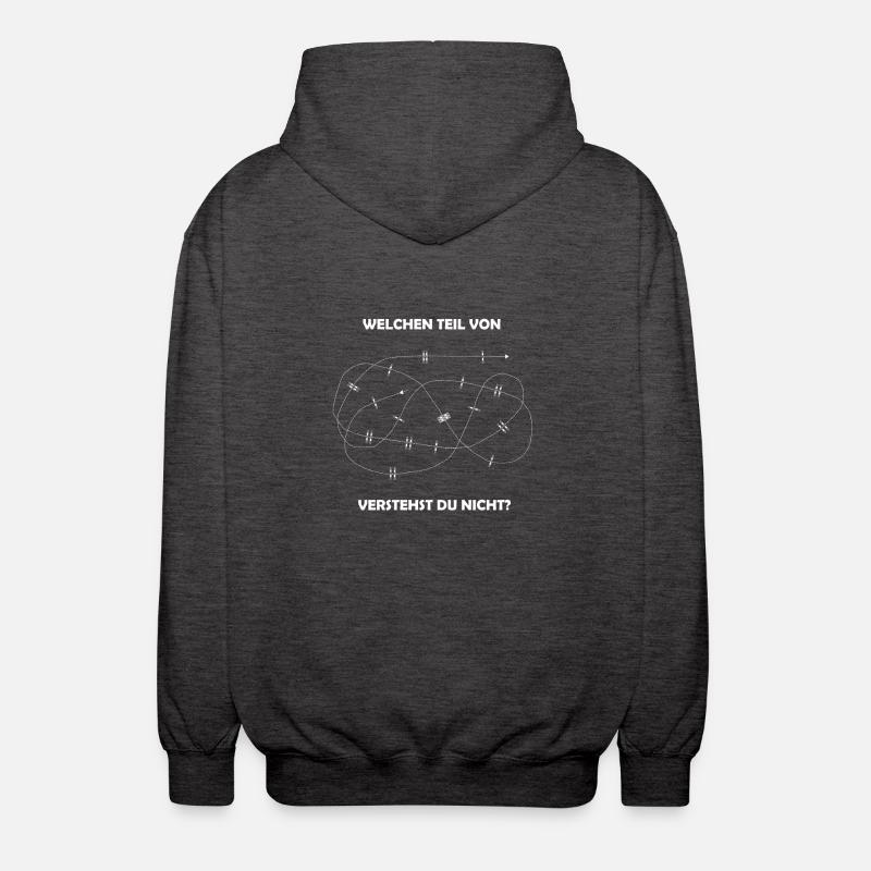 Springreiten - Unisex Kapuzenjacke - Anthrazit
