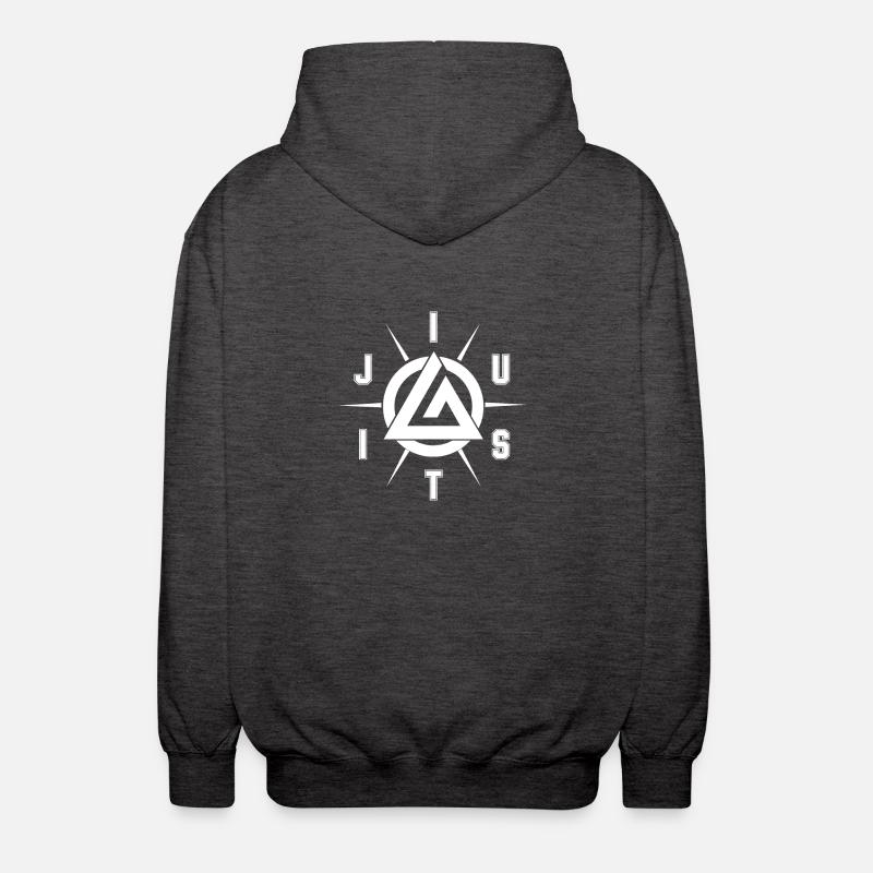 Jiu Jitsu - Unisex Kapuzenjacke - Anthrazit