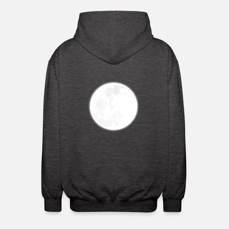 Full Moon - Unisex Kapuzenjacke - Anthrazit