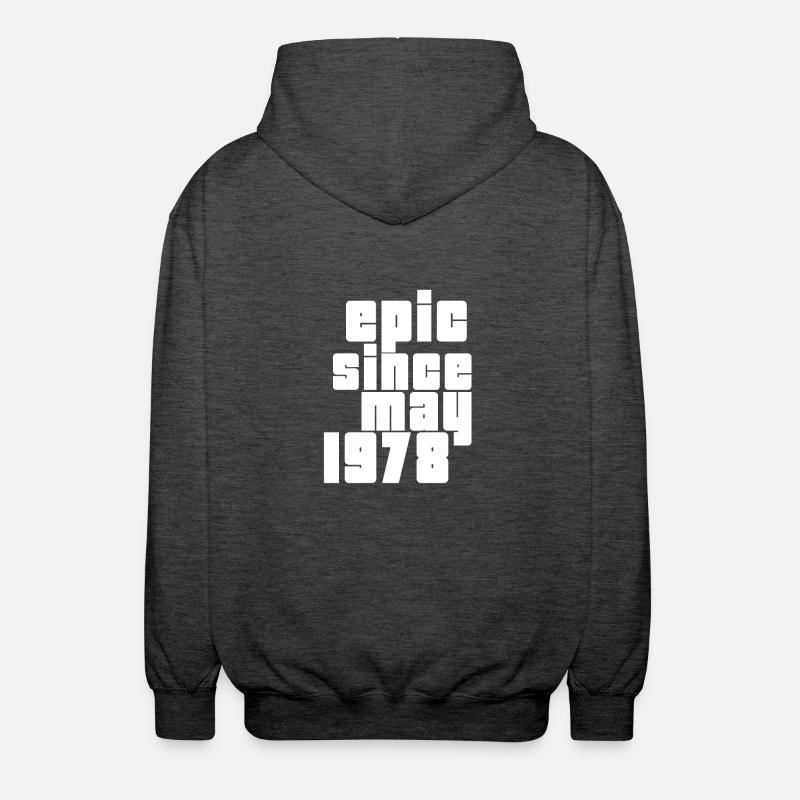 epic since may 1978 - Unisex Kapuzenjacke - Anthrazit