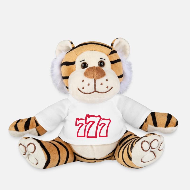 777 - Plüschtiger - Weiß