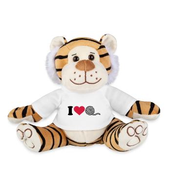 Stricken - Plüschtiger - Weiß - Vorne