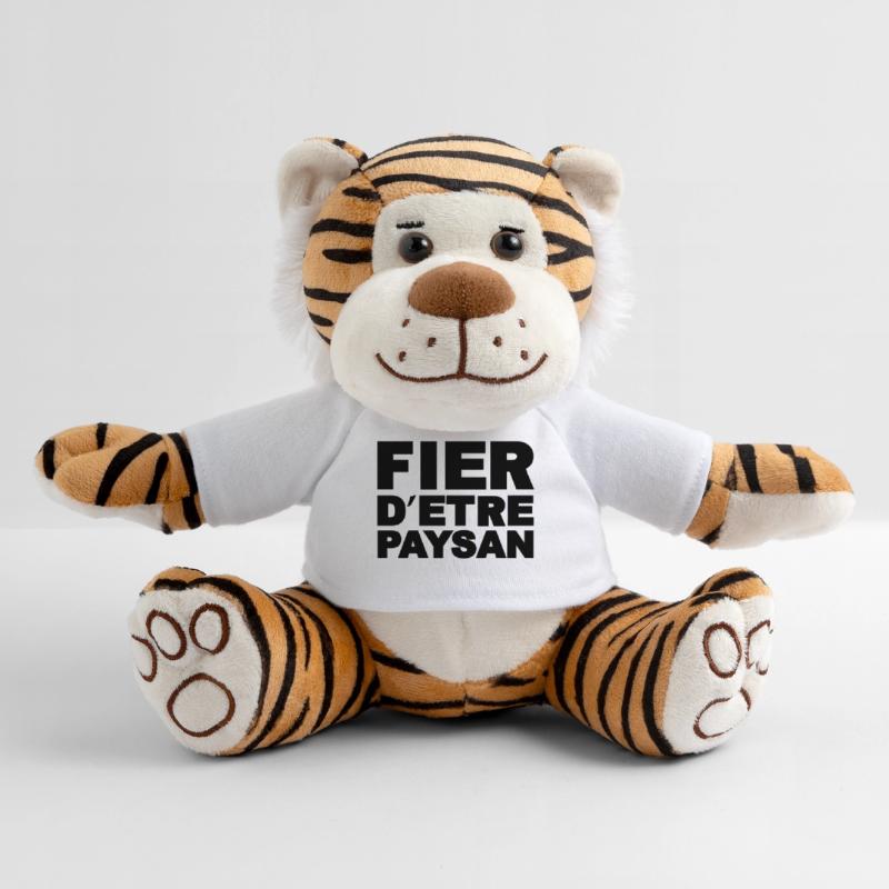 Fier d être Paysan Peluche Tigre