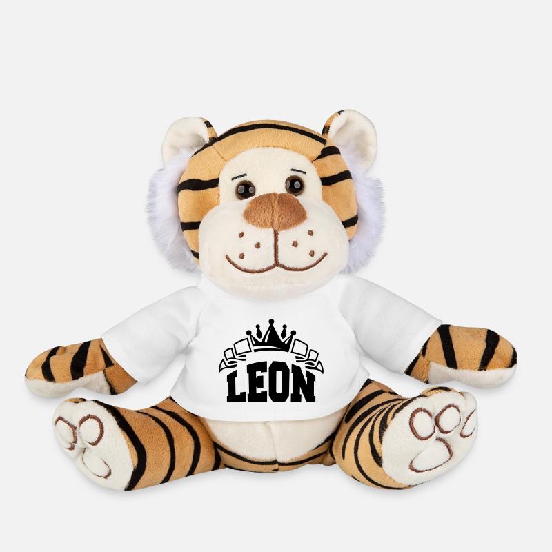 leon - Plüschtiger - Weiß