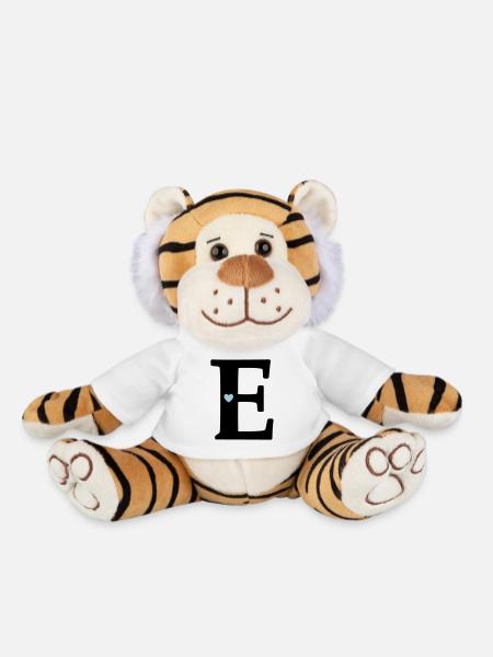 Buchstabe E Anfangsbuchstabe - Plüschtiger - Weiß