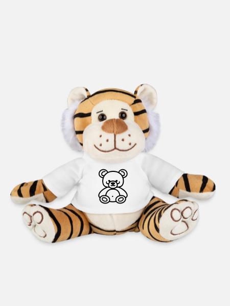 Teddybär - Plüschtiger - Weiß