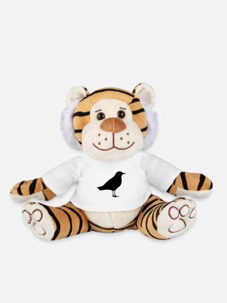 Mouette - Peluche Tigre - blanc