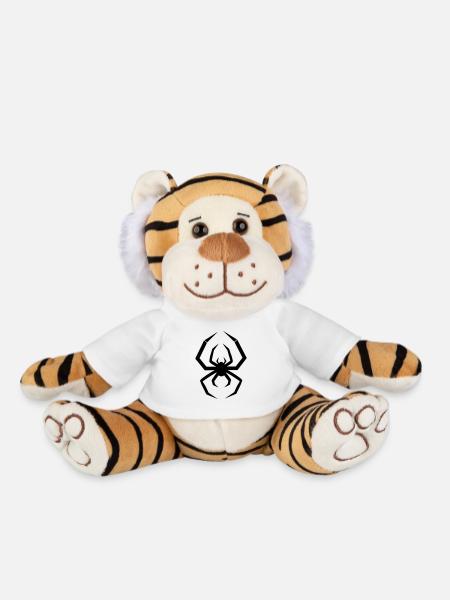 araignée - Peluche Tigre - blanc