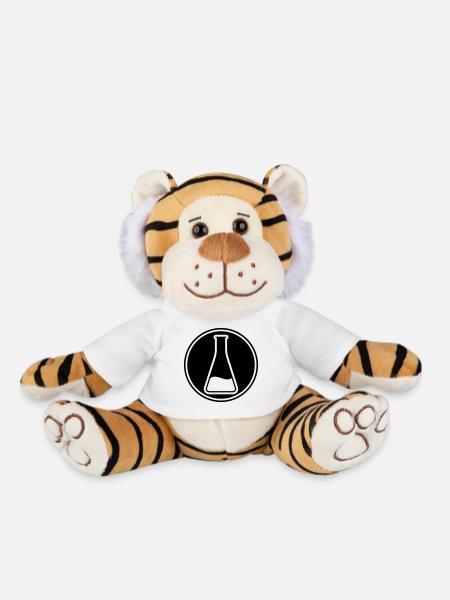 Reagenzglas Icon - Plüschtiger - Weiß