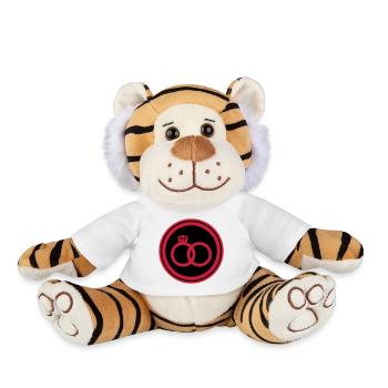 Anneaux de mariage Bague de mariage - Peluche Tigre - blanc - Devant