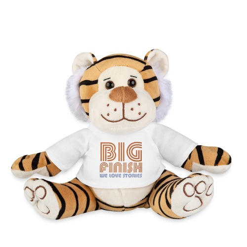 Retro Big Finish Logo - Plush Tiger