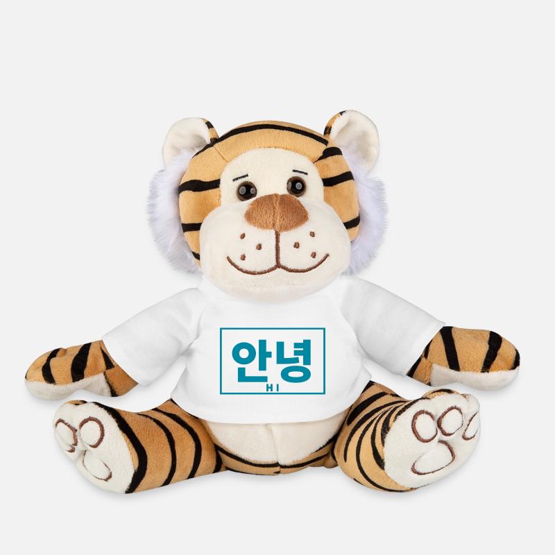Koreanisch - Plüschtiger - Weiß