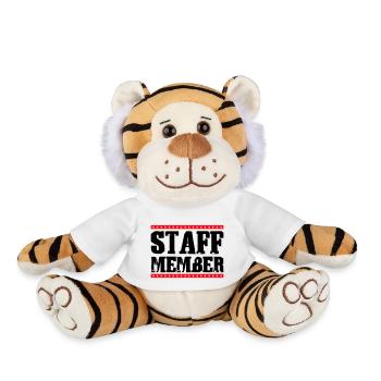 Membre du personnel - Peluche Tigre - blanc - Devant