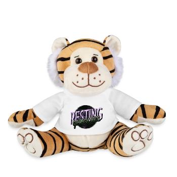 bodybuilder christmas birthday present idea - Plüschtiger - Weiß - Vorne