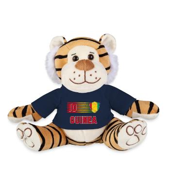 Guinea Football Team - Plush Tiger - french navy - Front