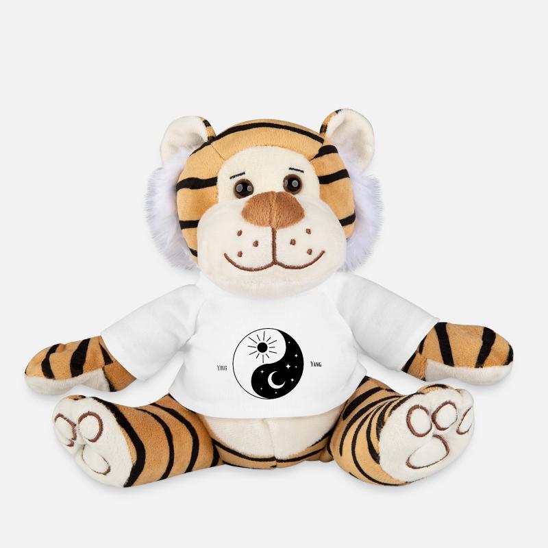 Ying Yang - Plüschtiger - Weiß