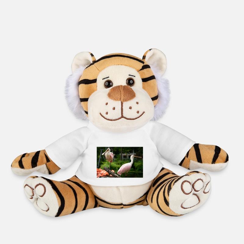 Spoonbill - Plush Tiger - white
