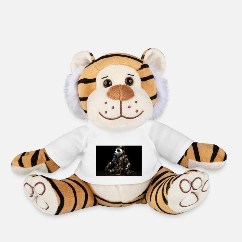 Panda - Plush Tiger - white