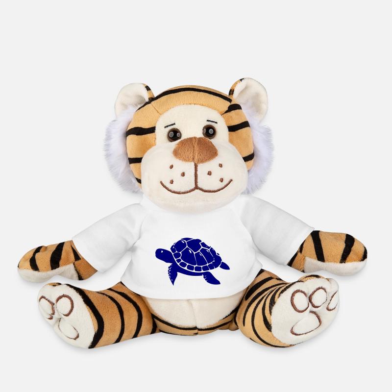 turtle - Plüschtiger - Weiß