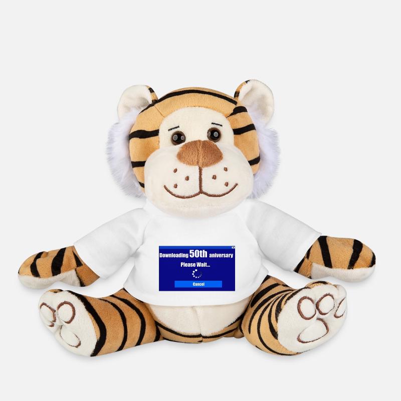 50th anniversary - Plush Tiger - white