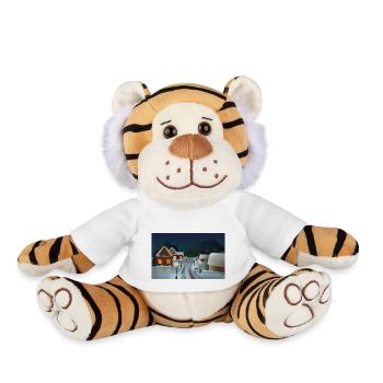 Sacred landscape - Plush Tiger - white - Front