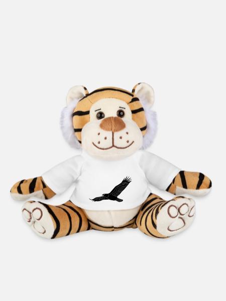 eagle01b - Plush Tiger - white