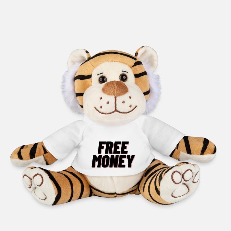 Argent - Peluche Tigre - blanc