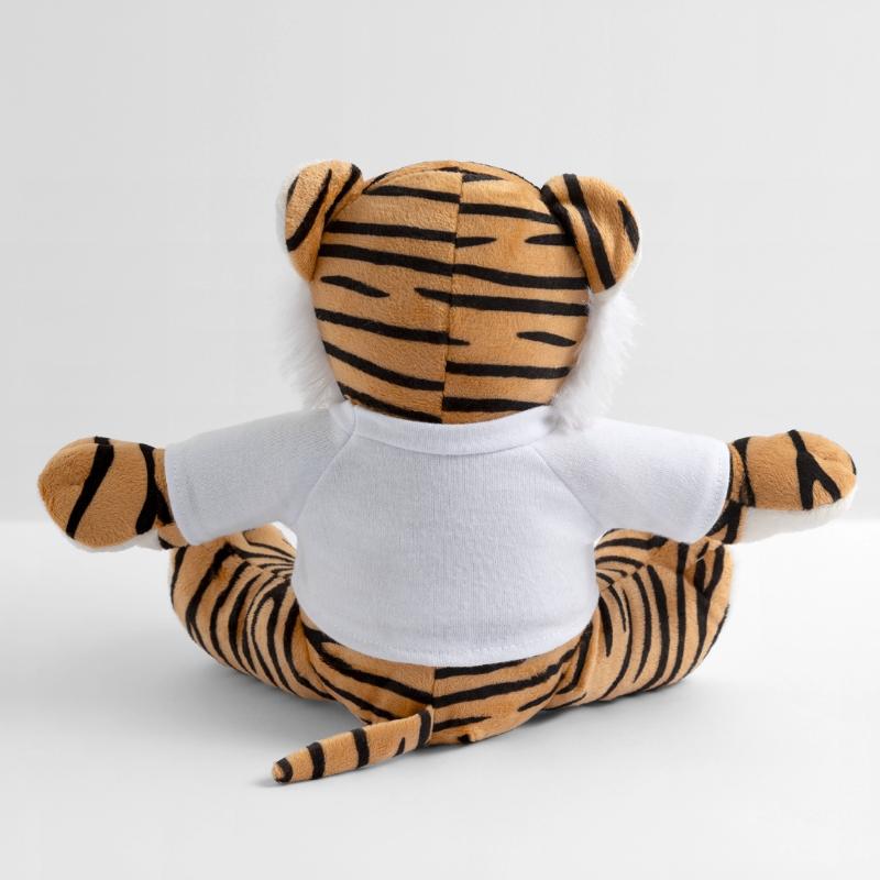 Texte de bug techno néon Peluche Tigre