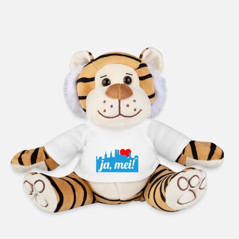Ja mei! - Plüschtiger - Weiß