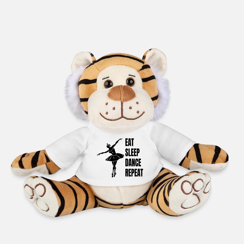 Ballet Dancer Ballerina Dance Class Gift Dance - Peluche Tigre - blanc