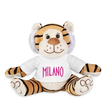 Milano - Plush Tiger - white - Front