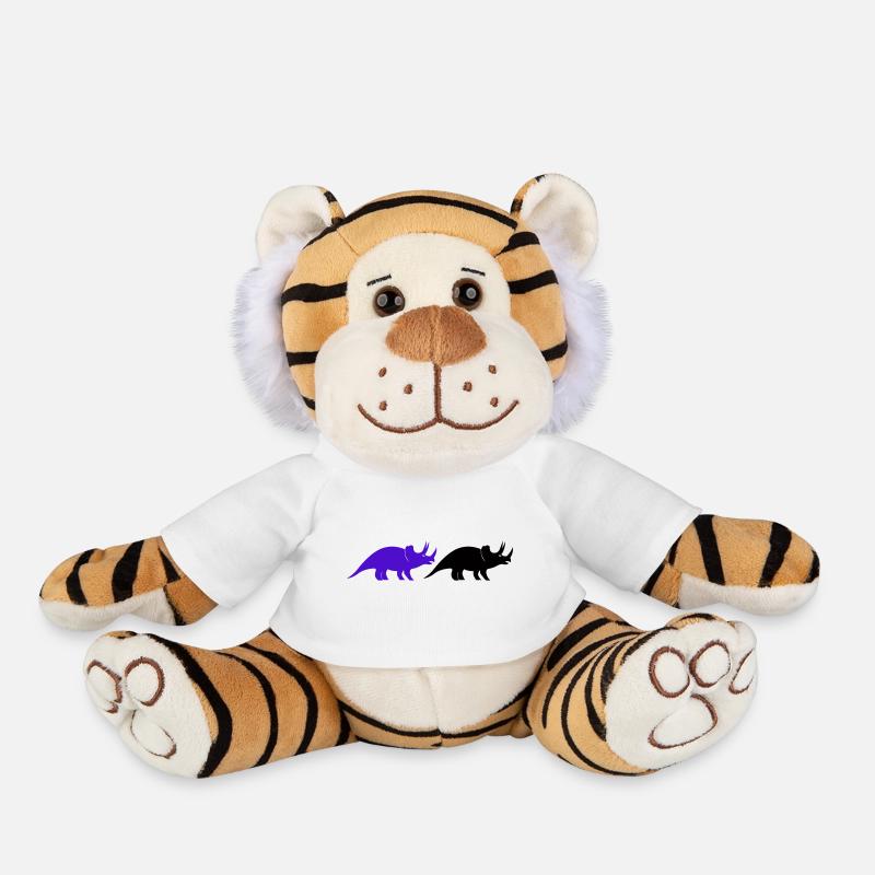 Triceratops - Plüschtiger - Weiß