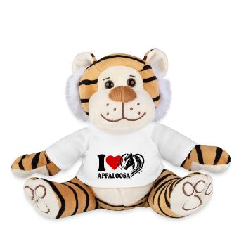 J’adore le cheval Appaloosa - Peluche Tigre - blanc - Devant