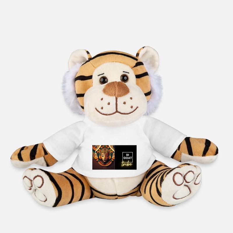 digoattribe - Plush Tiger - white